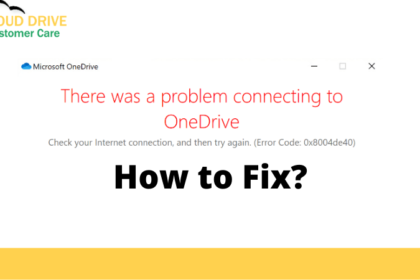onedrive error code 0x8004de40