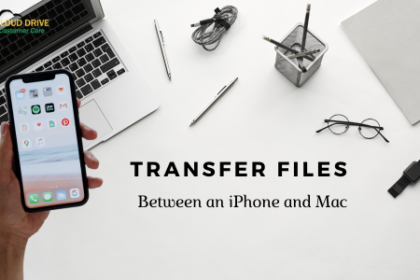 transfer files between an iPhone and Mac