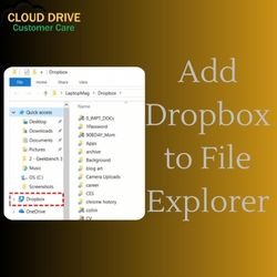 How to Add Dropbox to File Explorer.